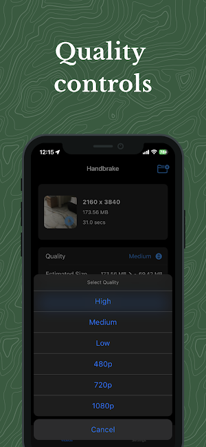 Handbrake+ : Video Compress Screenshot 3