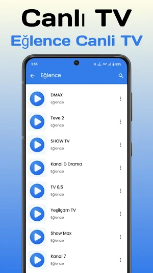 Canlı TV - Mobil Canlı TV İzle Screenshot 3