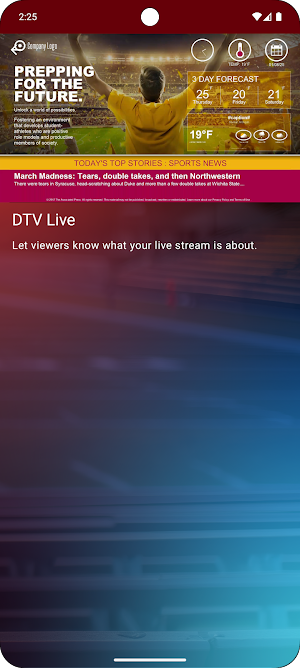 DTV Stream Screenshot 1