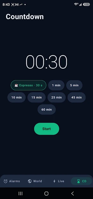 AtAlarm: Timezone Alarm Screenshot 1