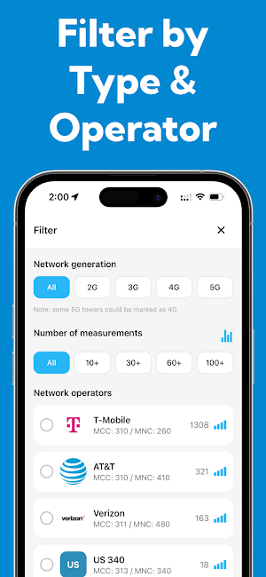 Cellular Towers Locator Screenshot 1