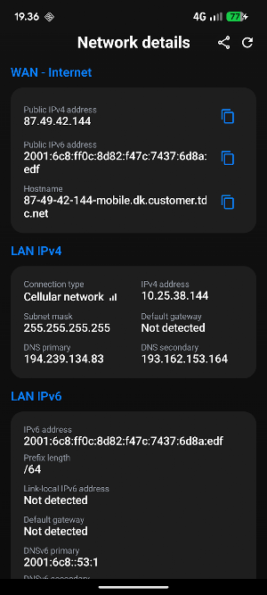 wmIP - IPv4 & IPv6 Screenshot 0