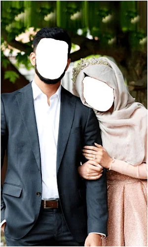 Hijab Muslim Couple Photo Suit Screenshot 1
