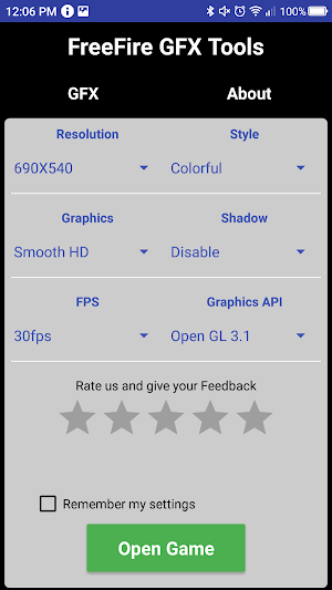 GFX Tool  - Free Fire Booster Screenshot 0