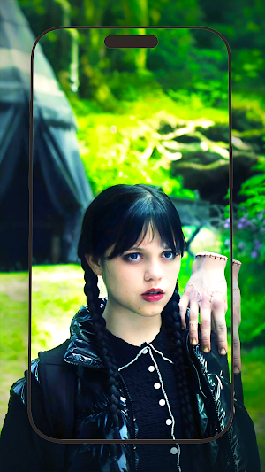 Wednesday Addams Wallpapers 4K Screenshot 3