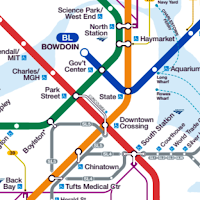 Boston Subway Map 2025