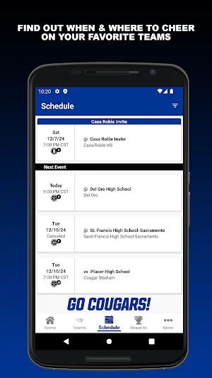 El Dorado Cougar Athletics Screenshot 1