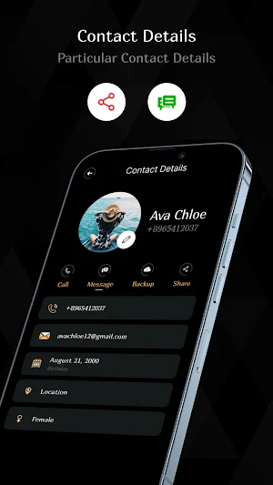 Call History Contacts Backup Screenshot 3