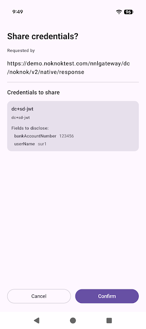 OneSpan Wallet Screenshot 3