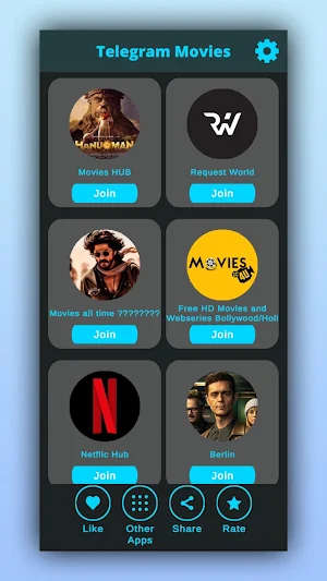 MovieGram : Telegram Movies HD Screenshot 0