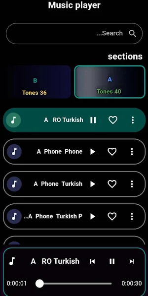 Sad Turkish Ringtones Screenshot 2