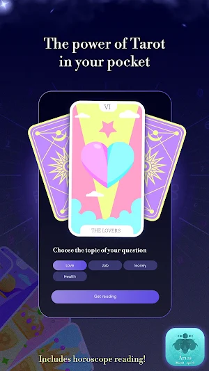 Tarot and card reading today Screenshot 0