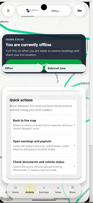 EgaRide: Driver & Delivery Screenshot 2
