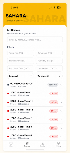 Sahara Alerts Screenshot 0