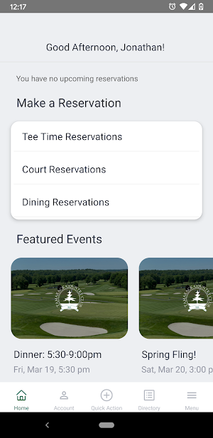 Tamarack Country Club Screenshot 1