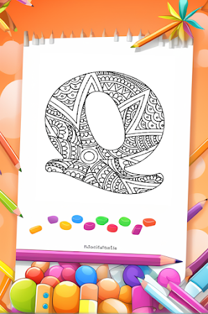 Alphabet Coloring Book Screenshot 0