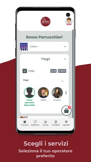 Rosso parrucchieri Screenshot 2