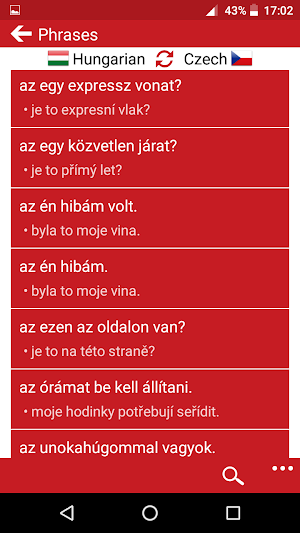 Hungarian - Czech Screenshot 2