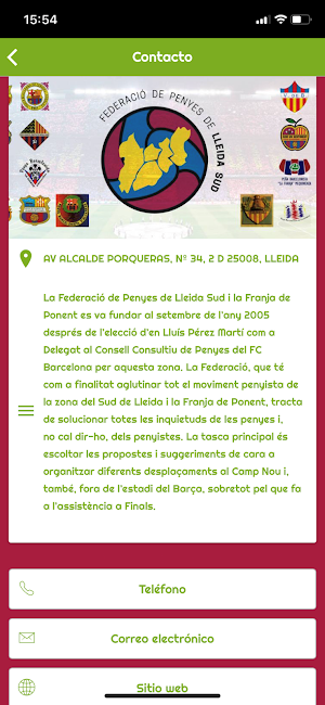 Penyes Fcb Lleida Sud Screenshot 2