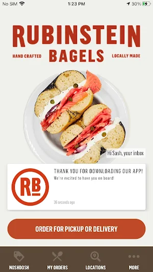 Rubinstein Bagels Screenshot 0