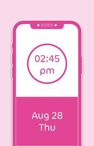 Color Clock Live Wallpaper Screenshot 0