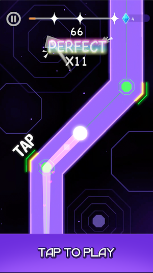 Dancing Tiles Rush: Magic Ball Screenshot 2