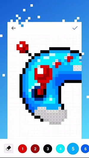 Draw Color by Number - Sandbox Pixel Art Screenshot 2