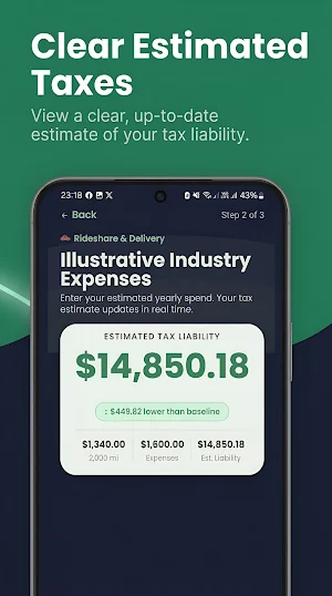 1099 Tax Deductions Calculator Screenshot 2