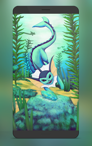 Vaporeon Wallpaper | Poke 4K Screenshot 3