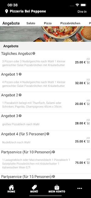 Pizzeria Bei Peppone Screenshot 2