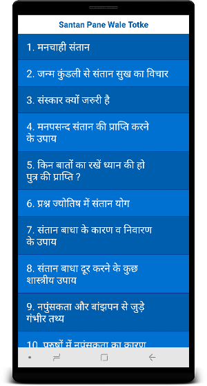 Santan Pane Wale Totke Screenshot 1