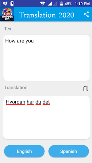 Norwegian - English Translator 2020 Screenshot 0