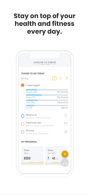Thriving Fitness and Nutrition Screenshot 1