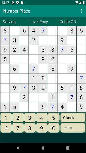 Number Place Screenshot 0