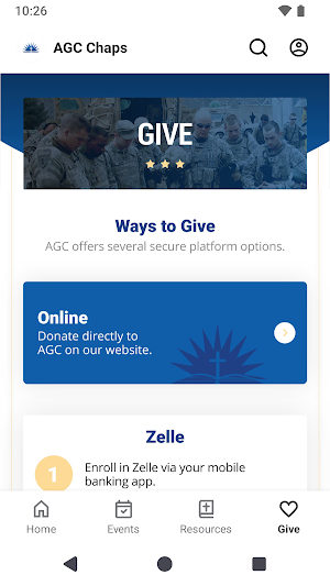 AGC Chaplaincy Screenshot 3