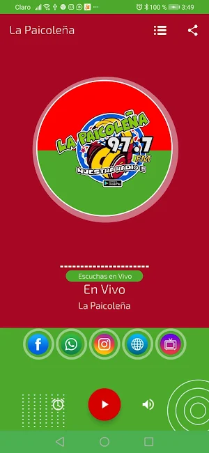 La Paicoleña Fm Screenshot 1