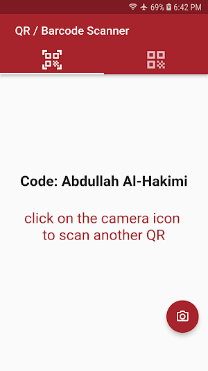 QR Code Scanner and Generator. Screenshot 2