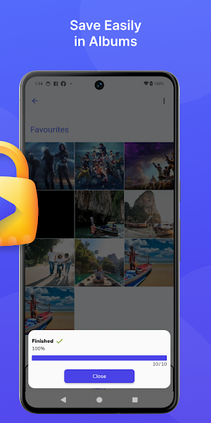 Lock videos Screenshot 3