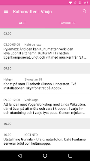 Kulturnatten i Växjö 2018 Screenshot 0