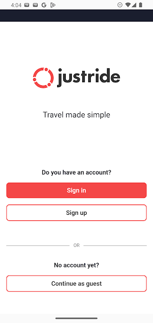 Masabi Justride Screenshot 0