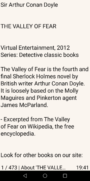 The Valley of Fear Screenshot 1