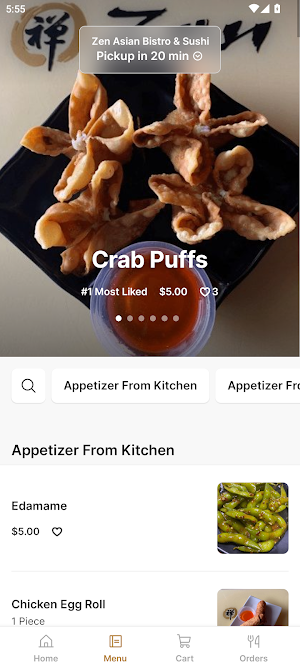 Zen Asian Bistro TX Screenshot 1