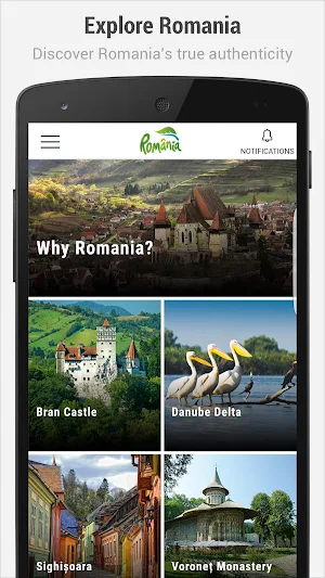 Explore Romania – Official App Screenshot 0