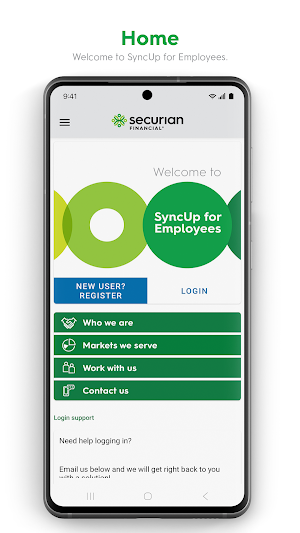 SyncUp for Employees Screenshot 1