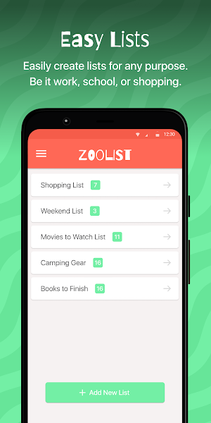 Zoolist Screenshot 1