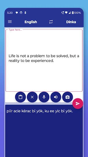 Dinka English Translator Screenshot 2