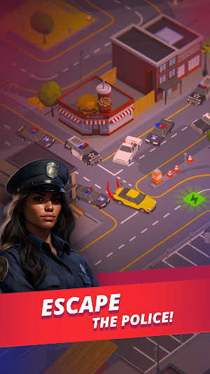 Turbo Destroyer: Police Chase! Screenshot 0
