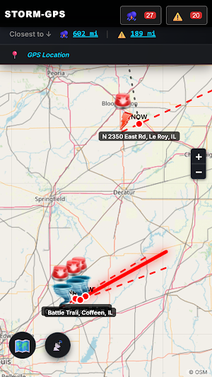 STORM-GPS: Tornado Tracker Screenshot 0