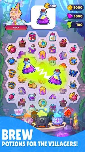 Potion Merge: Tower Mystery Screenshot 1