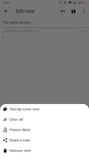 Notepad - simple private color Screenshot 2